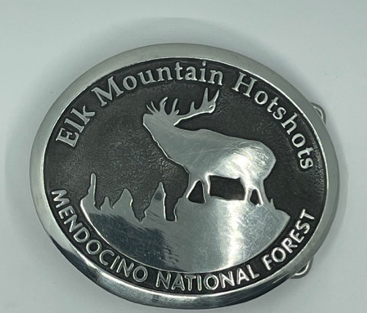 Elk Mountain Hotshots Mendocino National Forest Buckle (RESTRICTED)