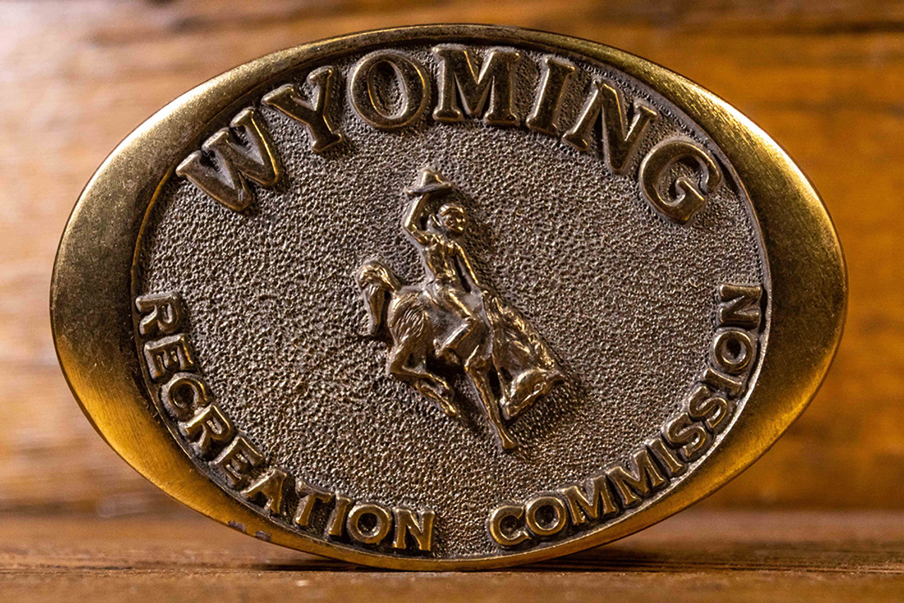 Wyoming Recreation Commission Buckle