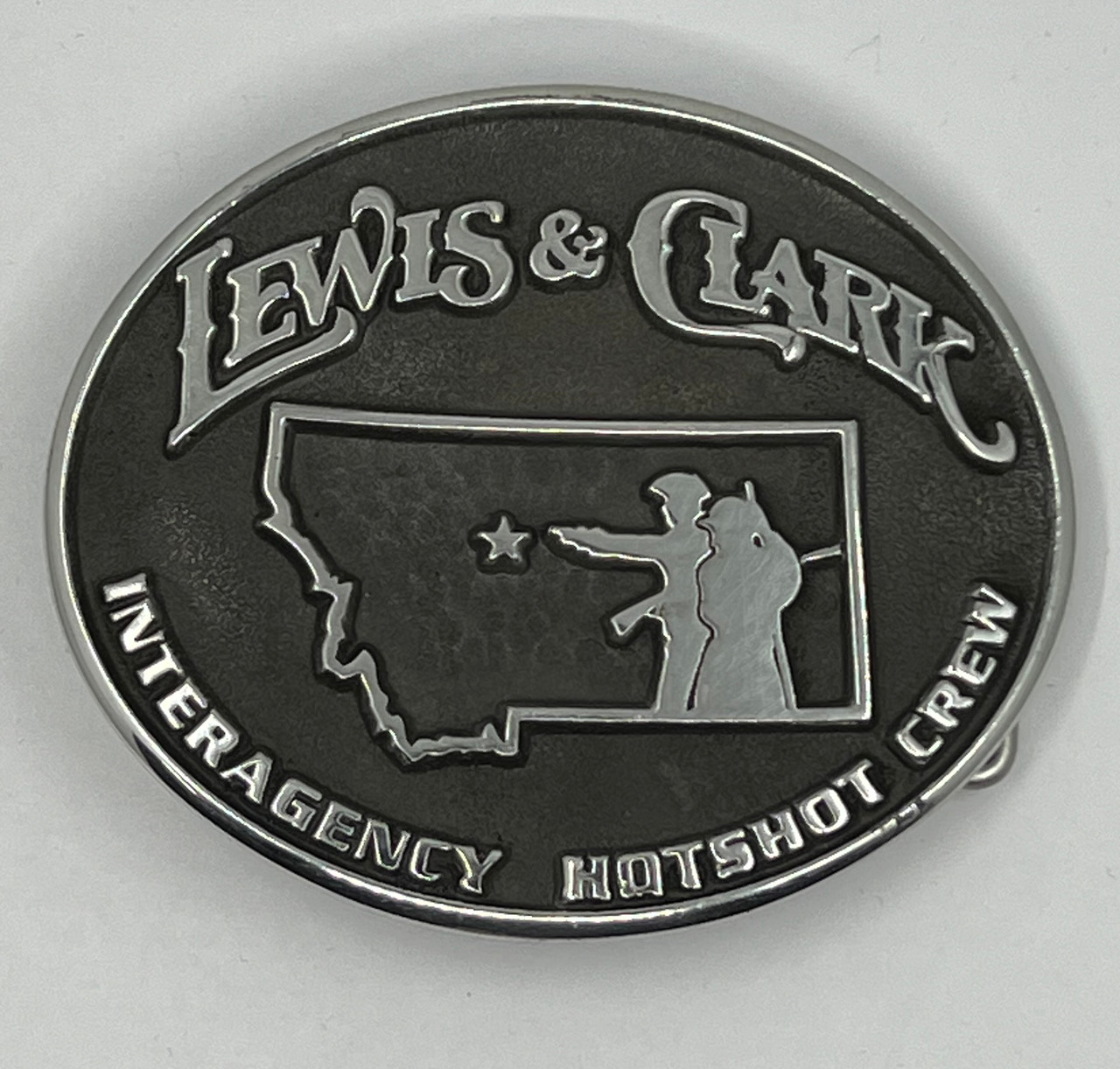Lewis & Clark Interagency Hotshot Buckle (RESTRICTED) - Western