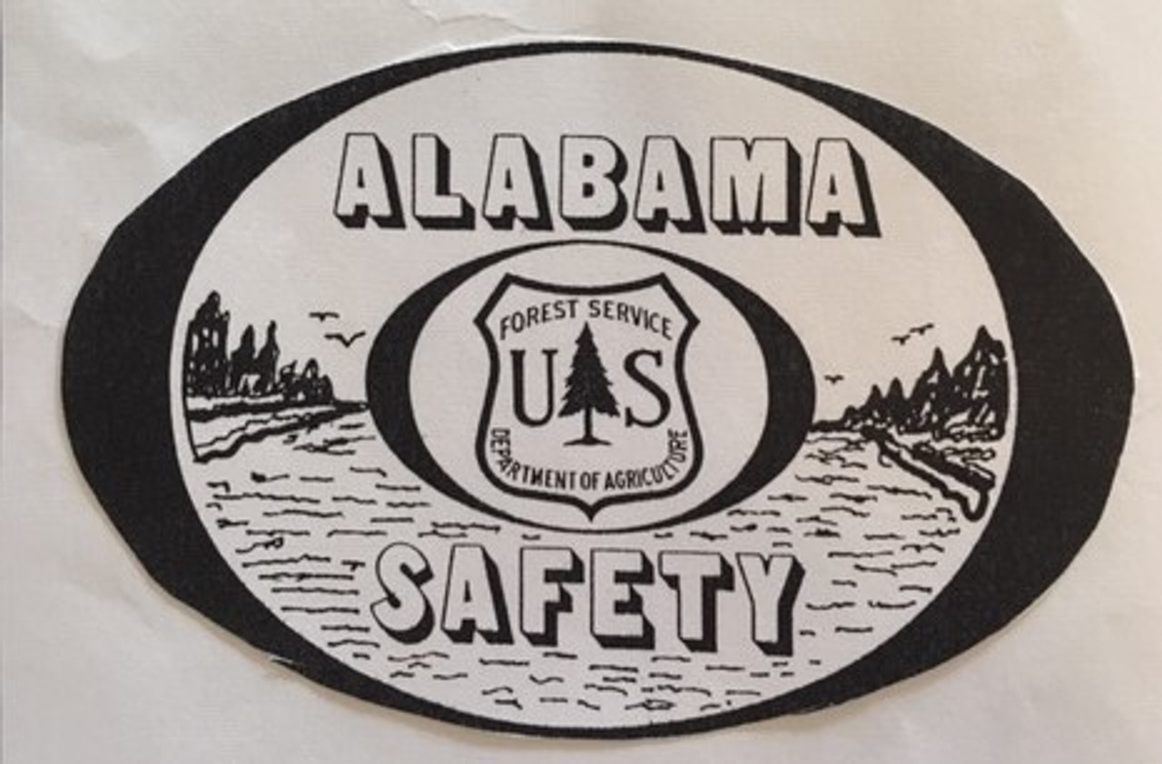 Alabama Safety Forest Service Buckle