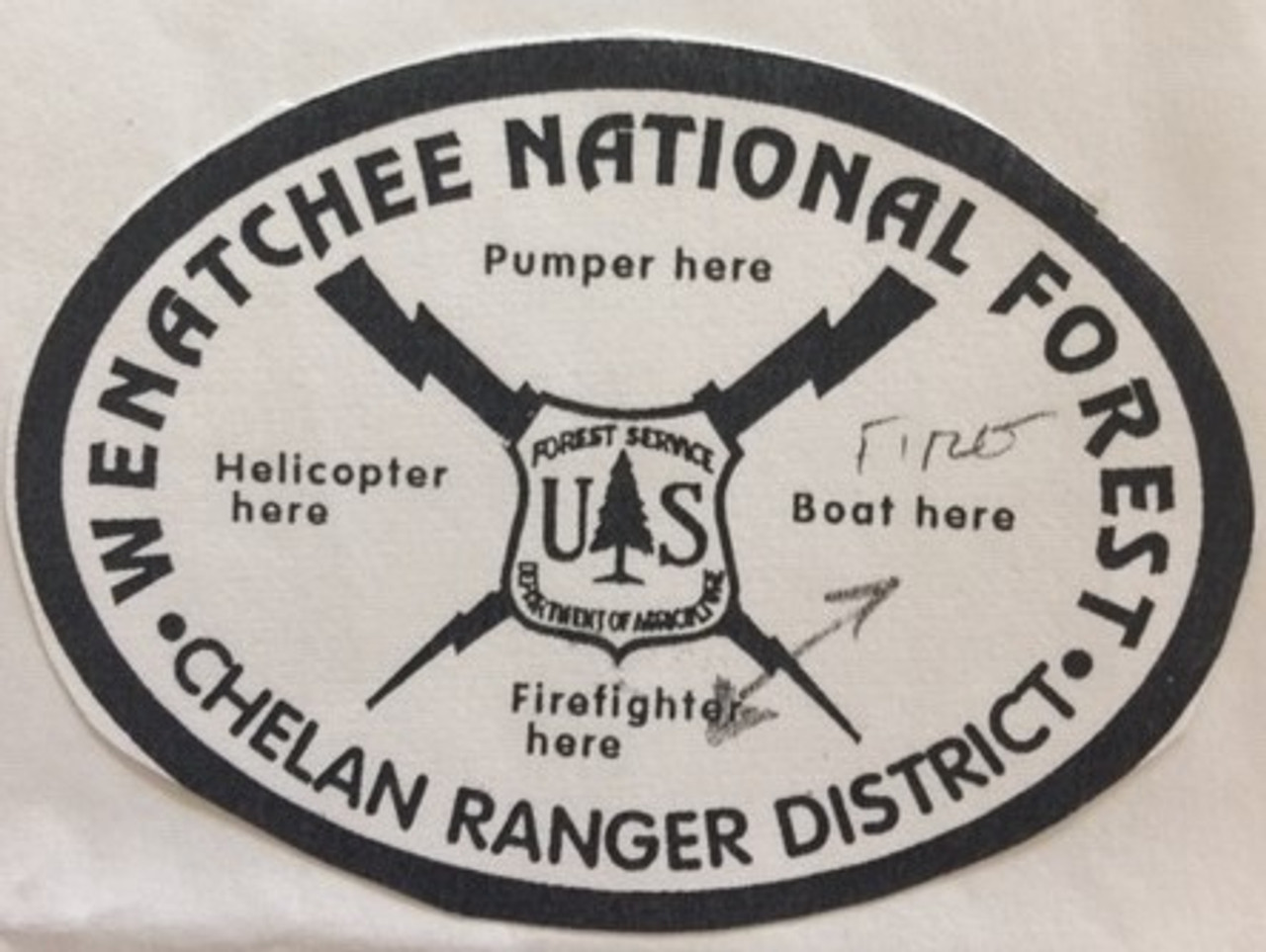 Chelan Ranger District Wenatchee National Forest Buckle