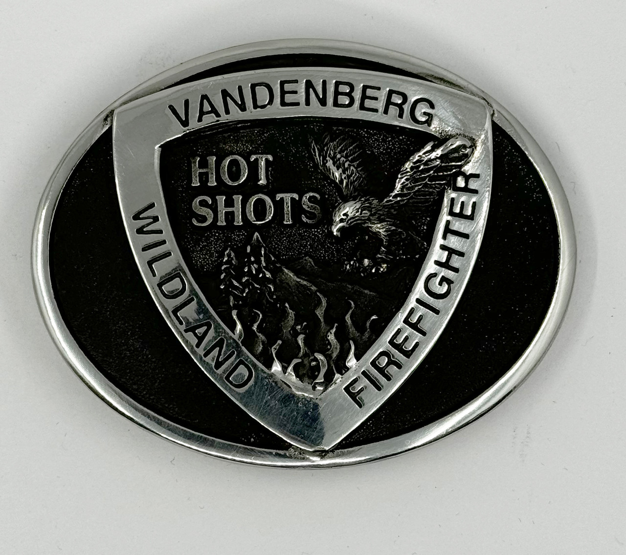 Concerned Bikers Association ピンバッジ 1983 Vandenberg Hotshots Buckle (RESTRICTED) - Western Heritage Company