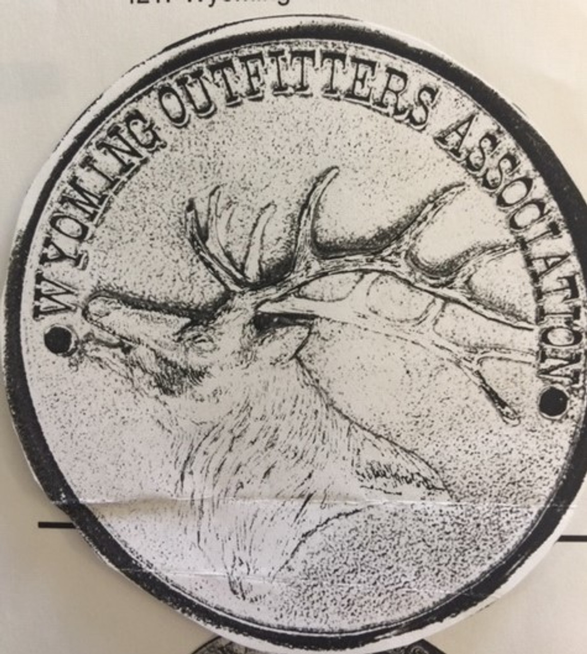 Wyoming Outfitters Association Medallion