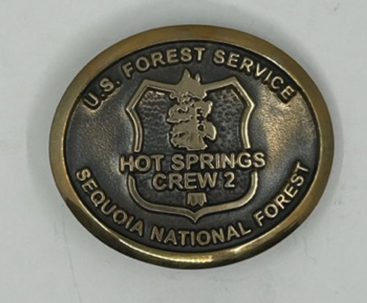 Hot Springs Crew 2 Sequoia National Forest Buckle (RESTRICTED)