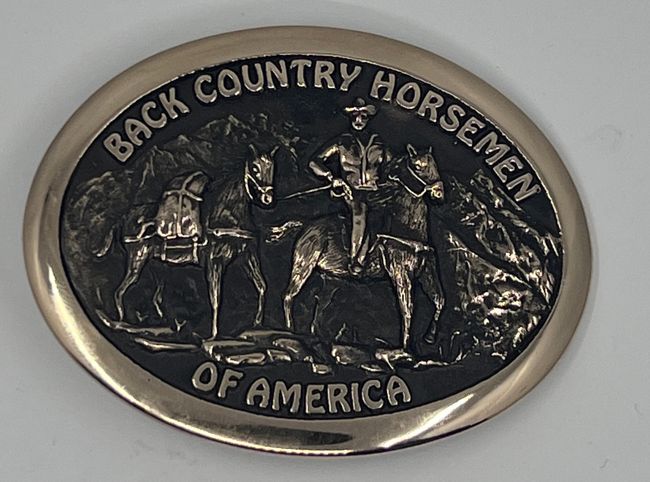 Back Country Horsemen of America Buckle