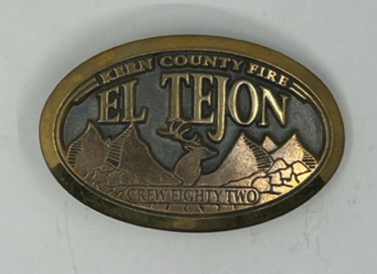 El Tejon Crew 82 Kern County Fire Buckle (RESTRICTED)