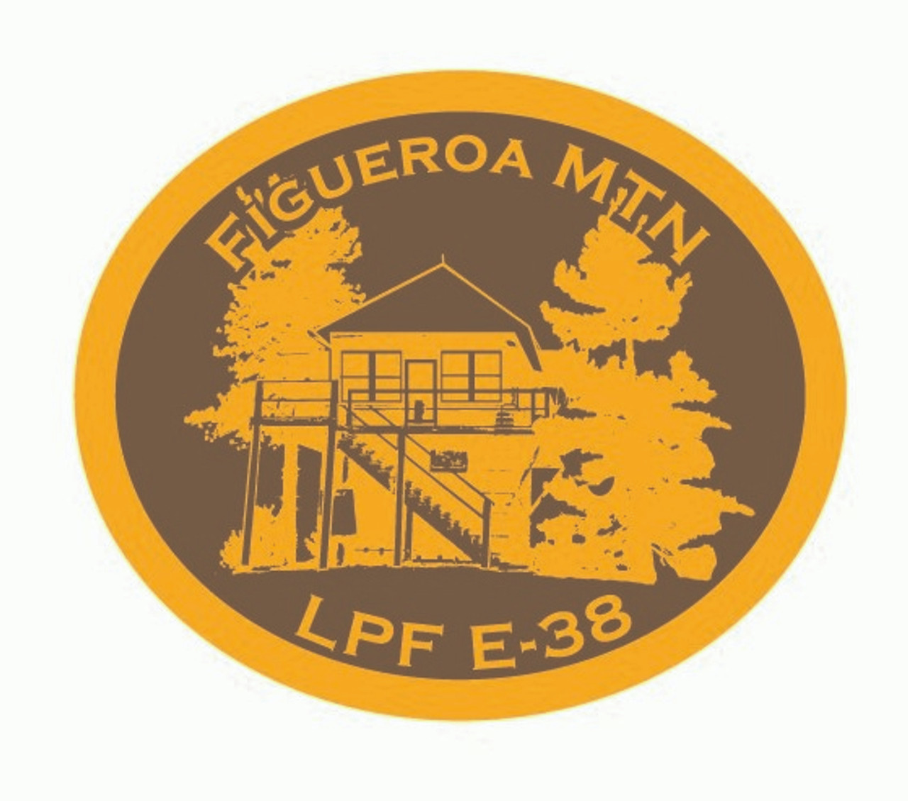 Figueroa Mountain Los Padres Forest E-38 Buckle (RESTRICTED)