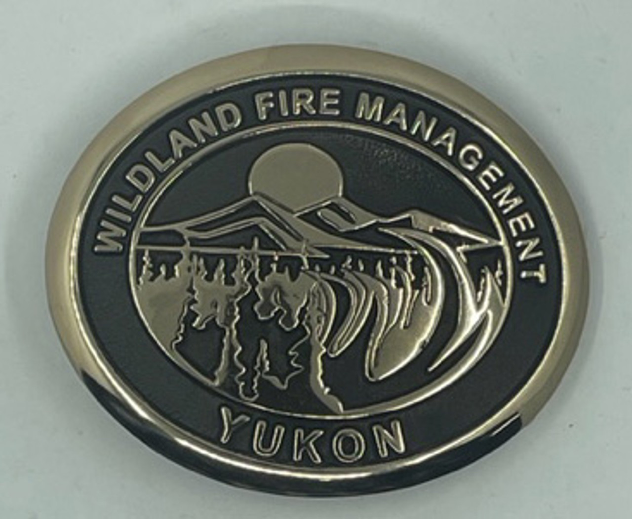 Yukon Wildland Fire Management Buckle (RESTRICTED)