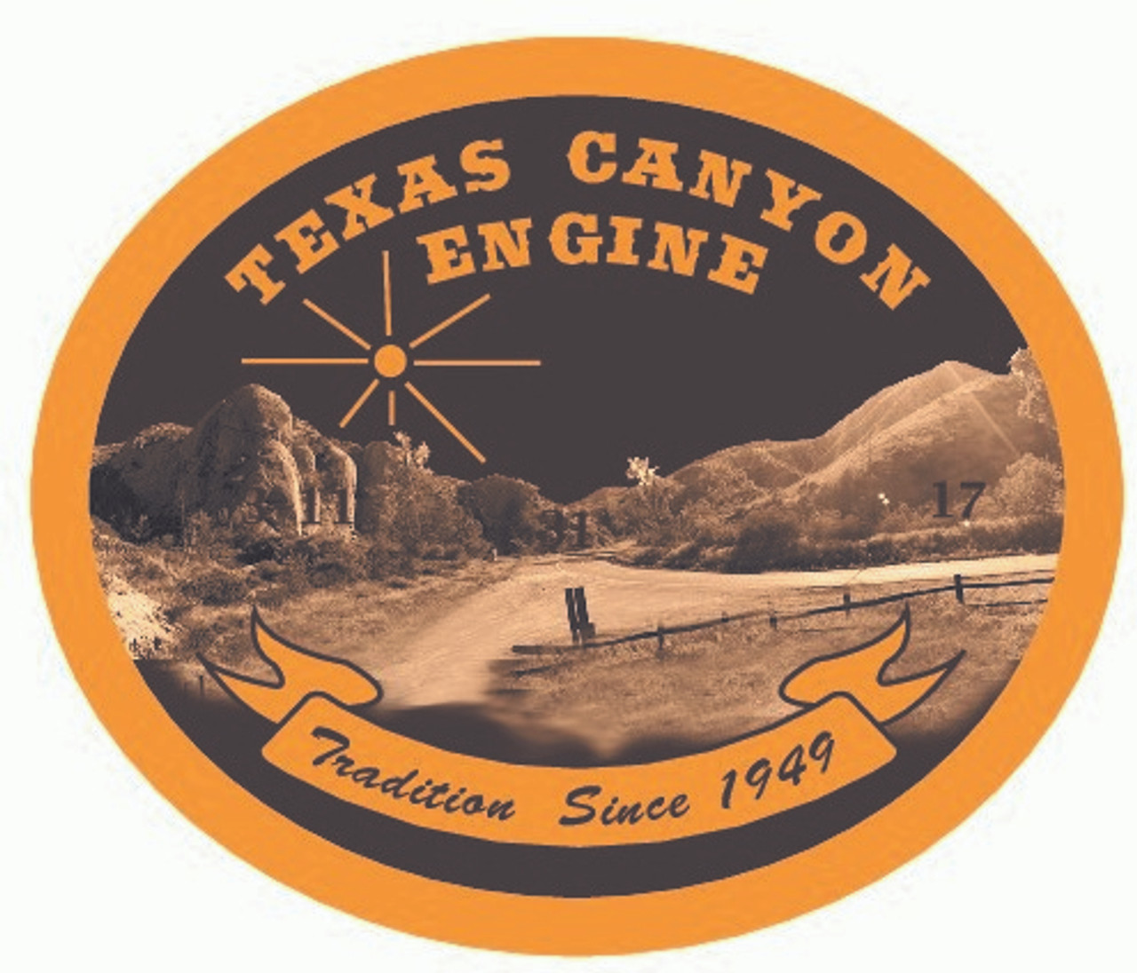 Texas Canyon Engine Buckle (RESTRICTED)