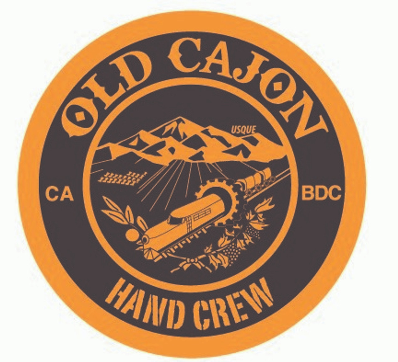 Old Cajon Hand Crew (circle) Buckle (RESTRICTED)