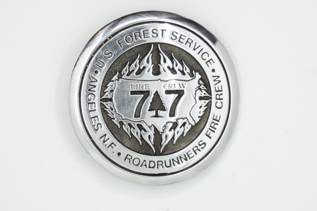 Angeles National Forest Roadrunners Fire Crew 77 Buckle