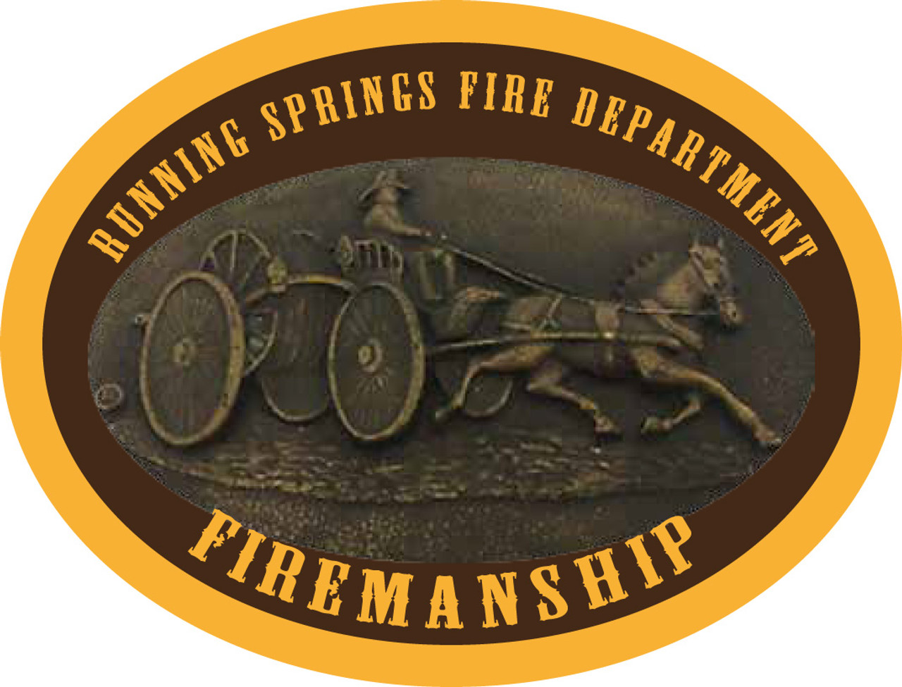 Running Springs Fire Department Buckle (RESTRICTED)