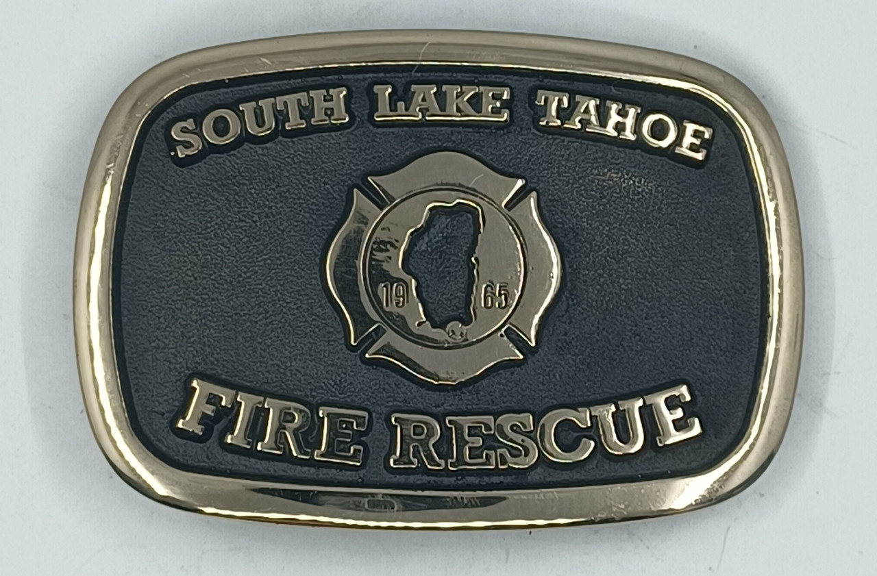 South Lake Tahoe Fire Resuce Buckle (RESTRICTED)