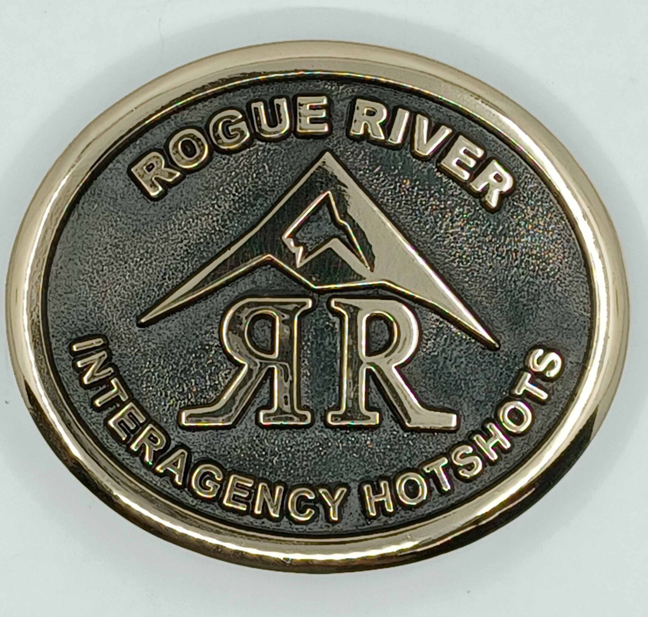 Rogue River Interagency Hotshots Buckle (RESTRICTED) - Western