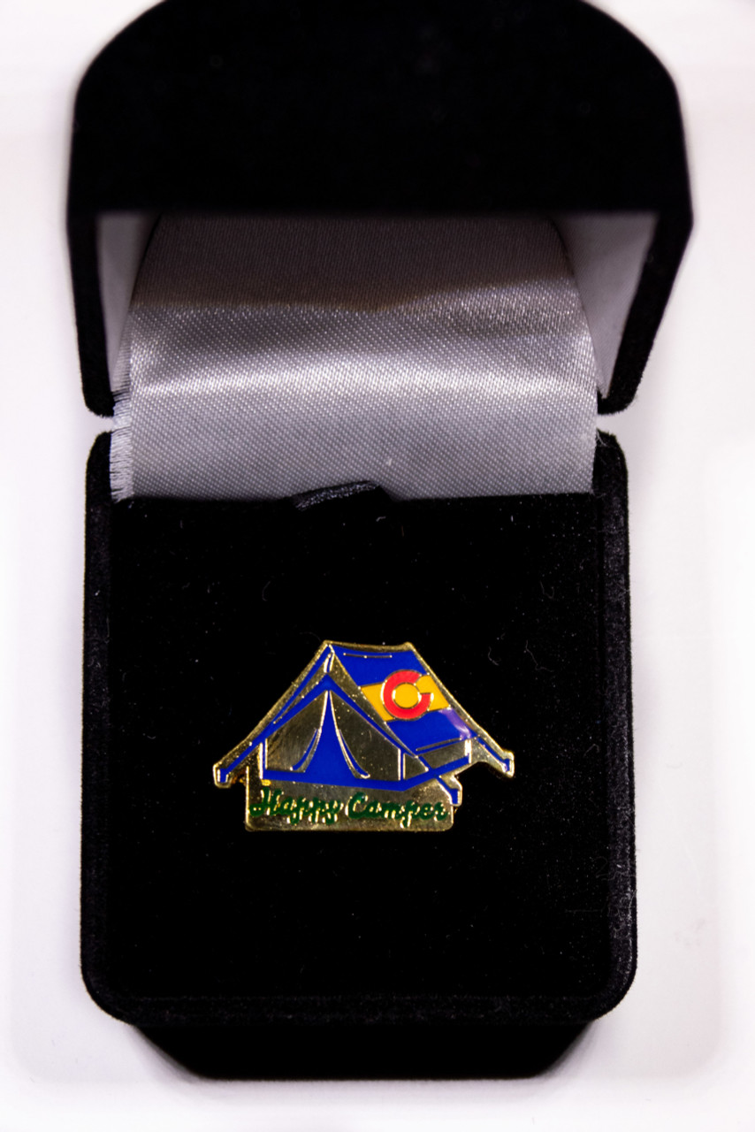 Colorado Happy Camper Pin