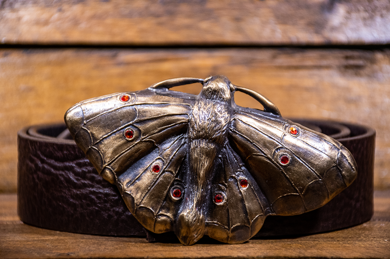 Raven Saint- Moth Buckle