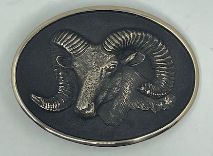 Don Beck Rocky Mountain Bighorn Sheep Buckle - Western Heritage