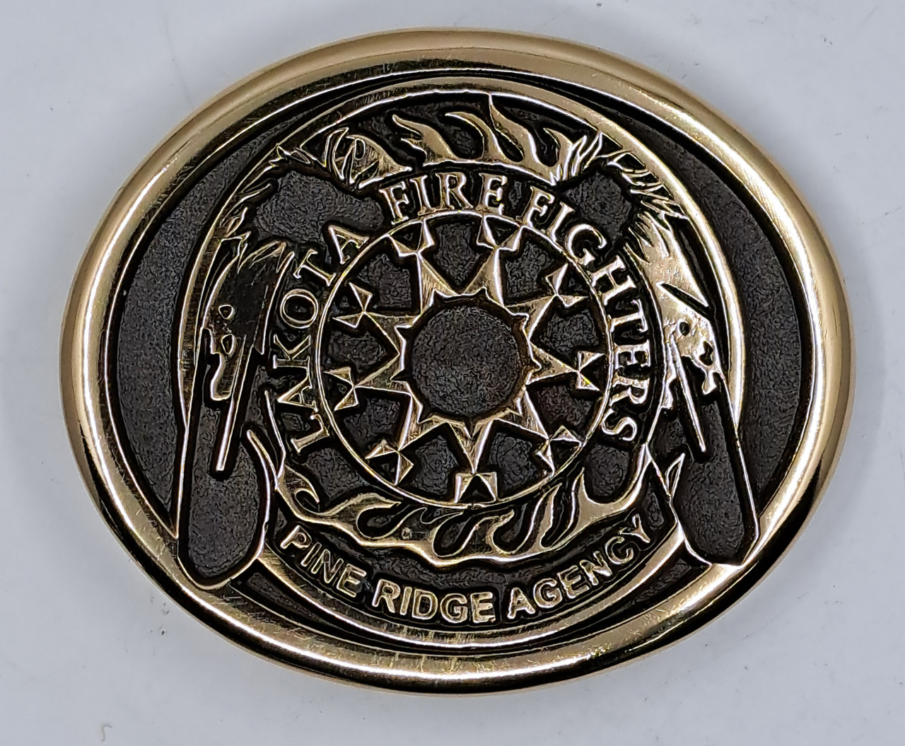 Lakota Fire Fighters Buckle (RESTRICTED)