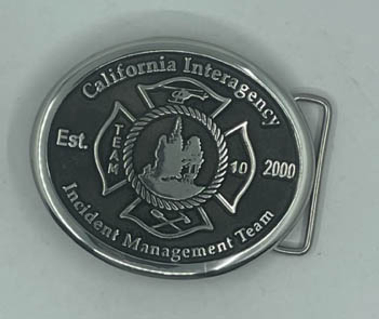 California Interagency Incident Management Team 10 Est 2000 Buckle (RESTRICTED)