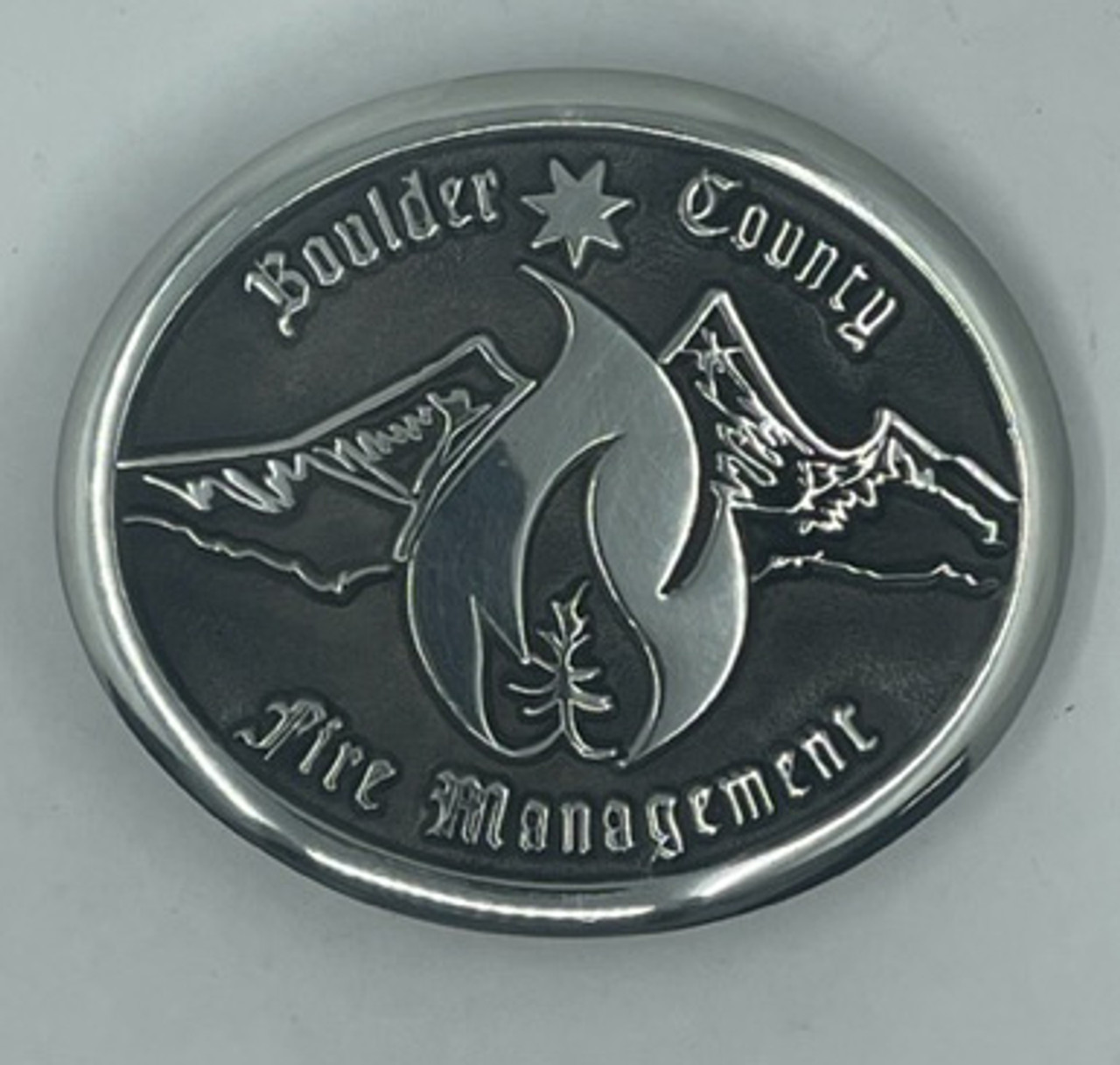 Boulder County Fire Management Buckle (RESTRICTED)