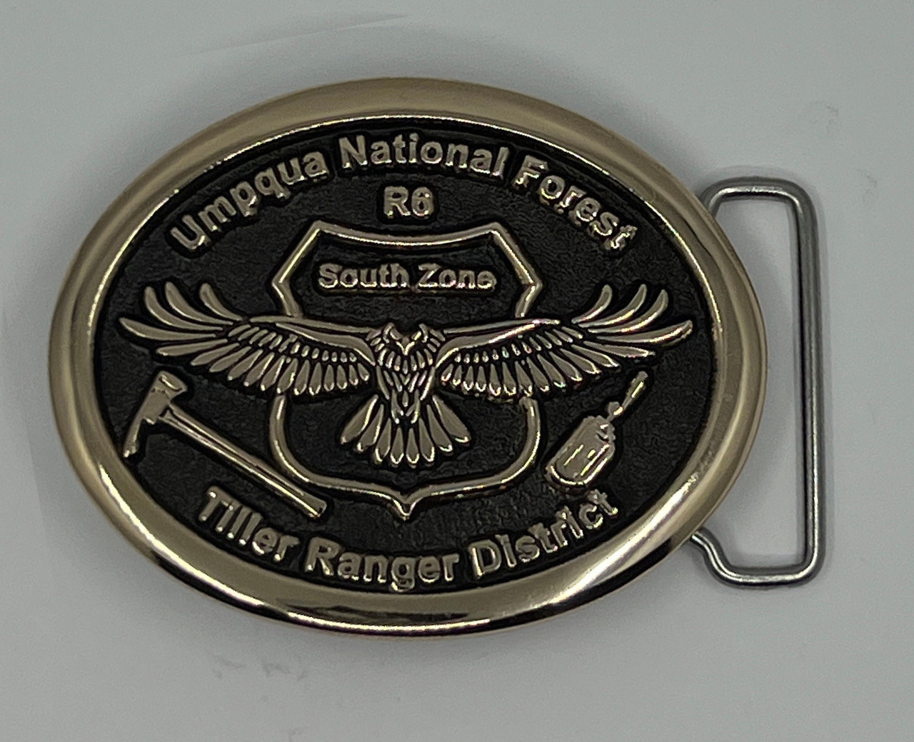 Tiller Ranger District South Zone (10 Year) Buckle (RESTRICTED)