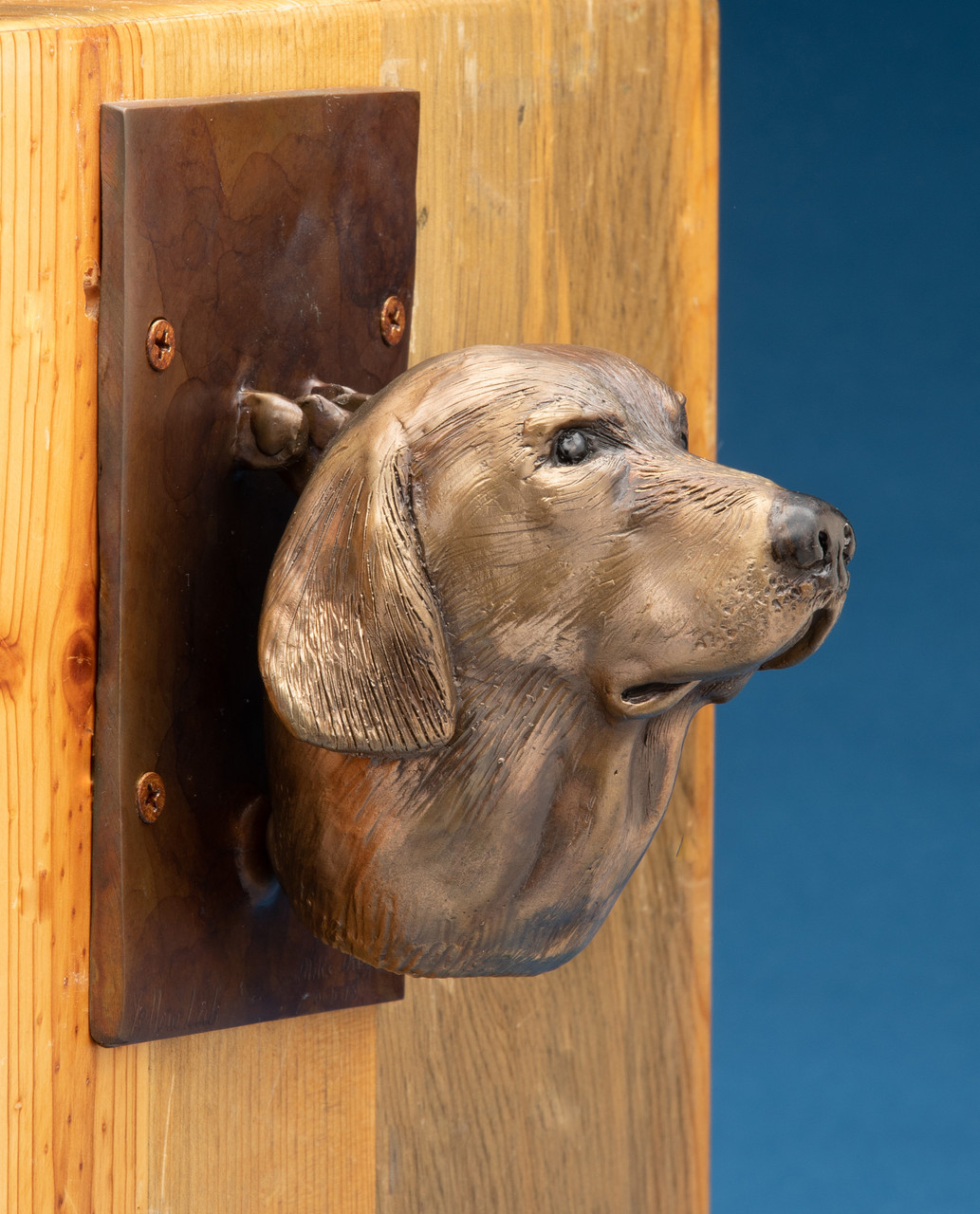 Yellow Labrador (door knocker)