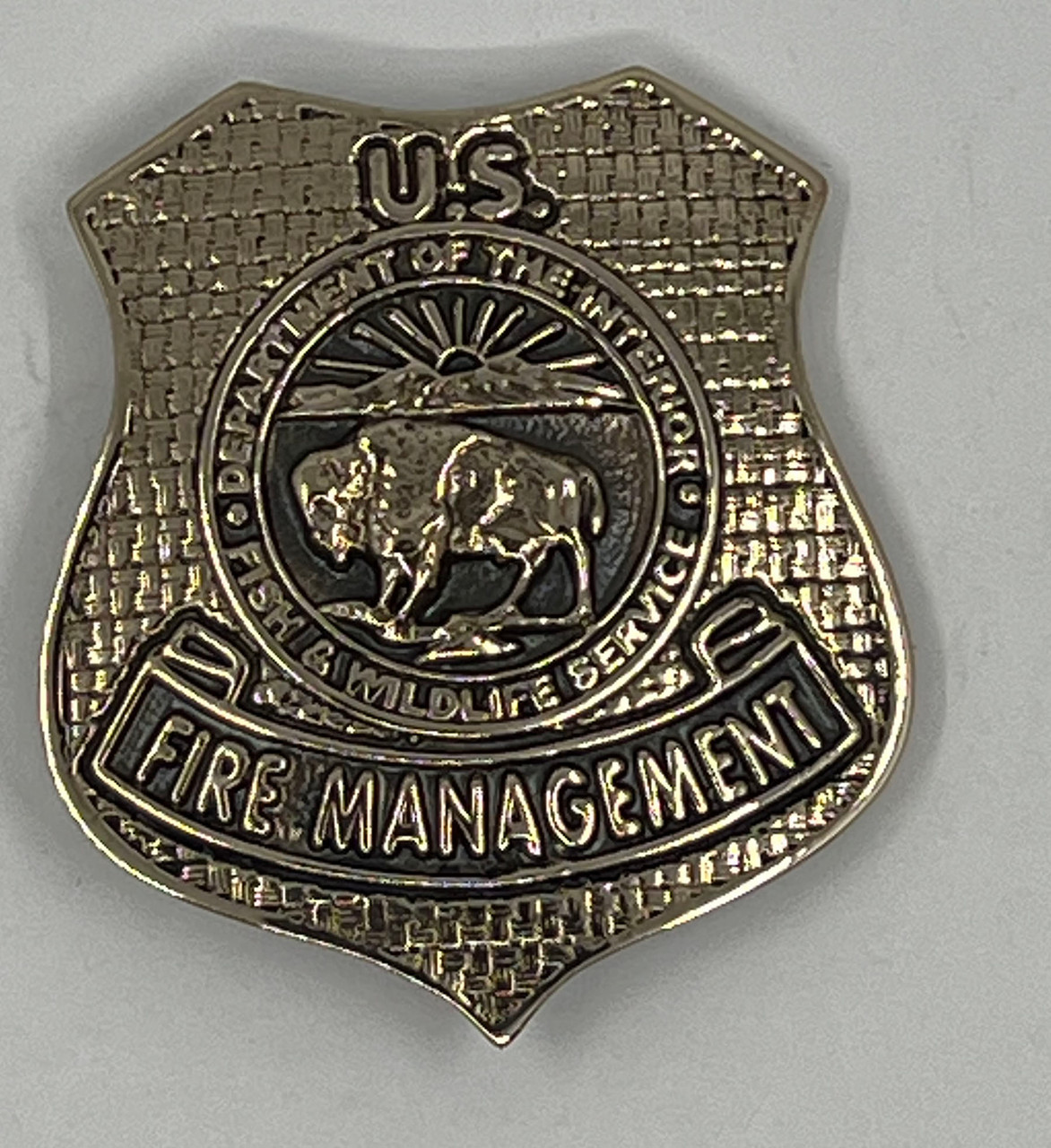 Fish & Wildlife Service Fire Management Badge-CAST