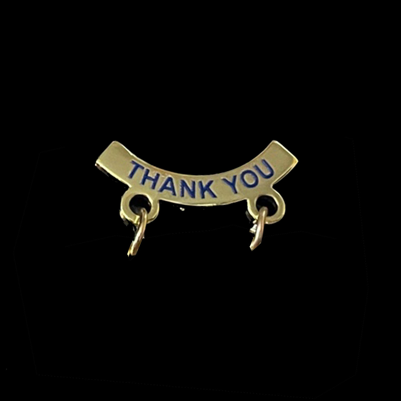 Fish & Wildlife Service Volunteer "THANK YOU" Rocker Lapel Pin 