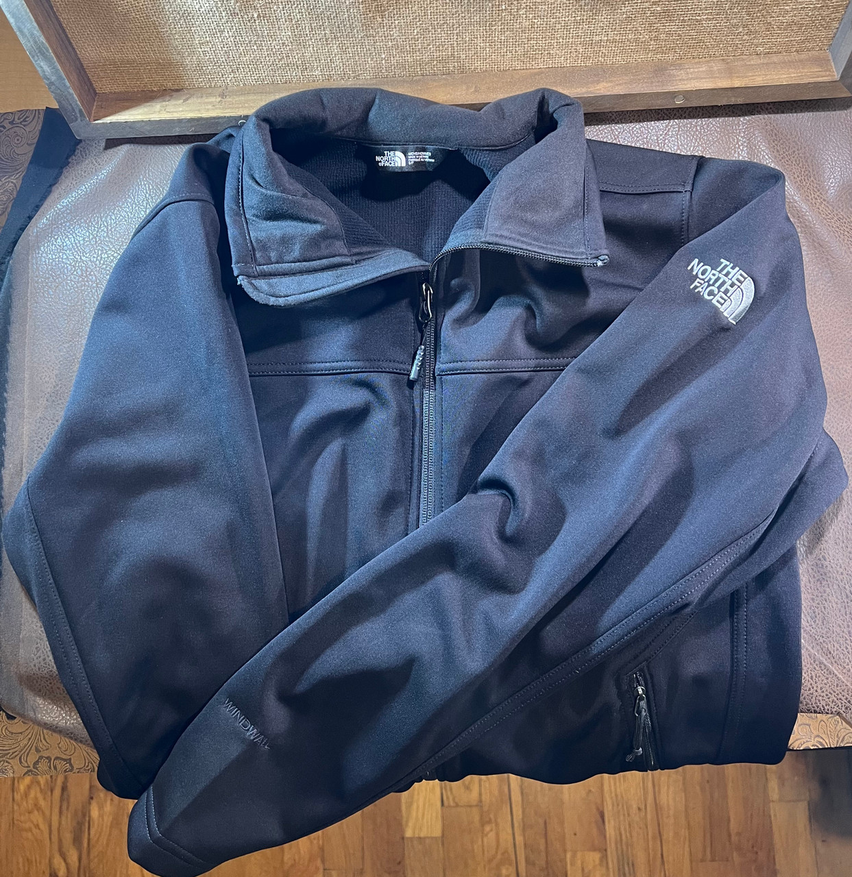 North Face® Tech Stretch Soft Shell Jacket w/Zipper Pull- Men's