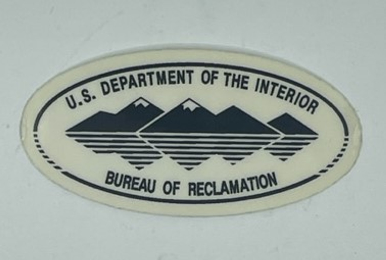 Bureau of Reclamation Sticker - CLEAR