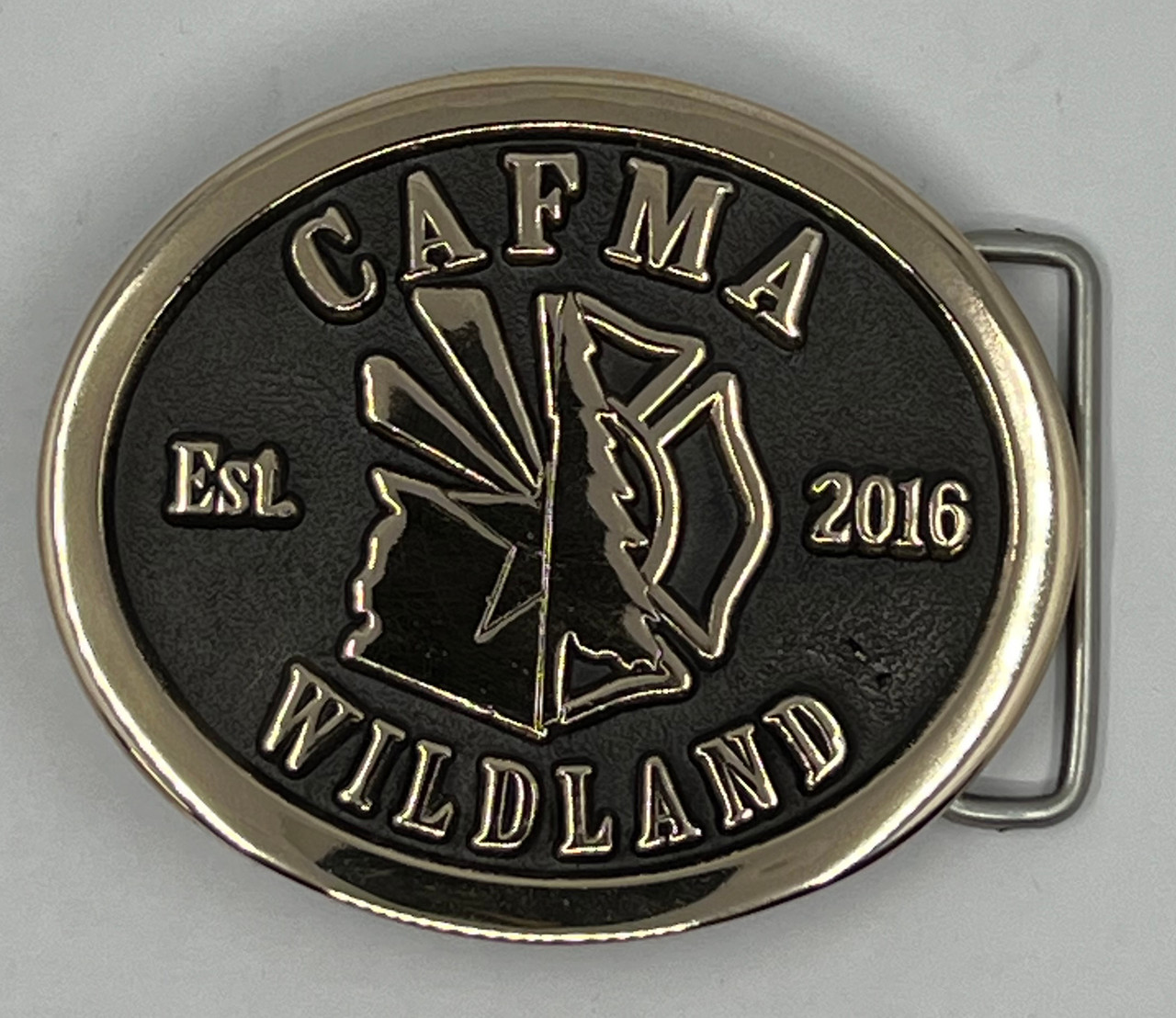 CAFMA Wildland Est. 2016 Buckle (RESTRICTED)