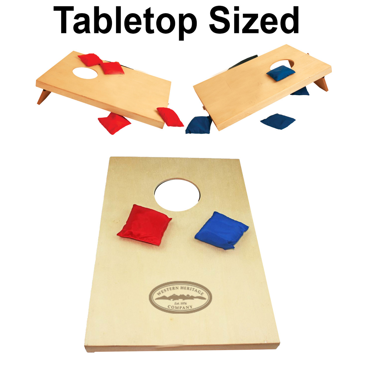 Tabletop Bean Bag Toss/Cornhole Game