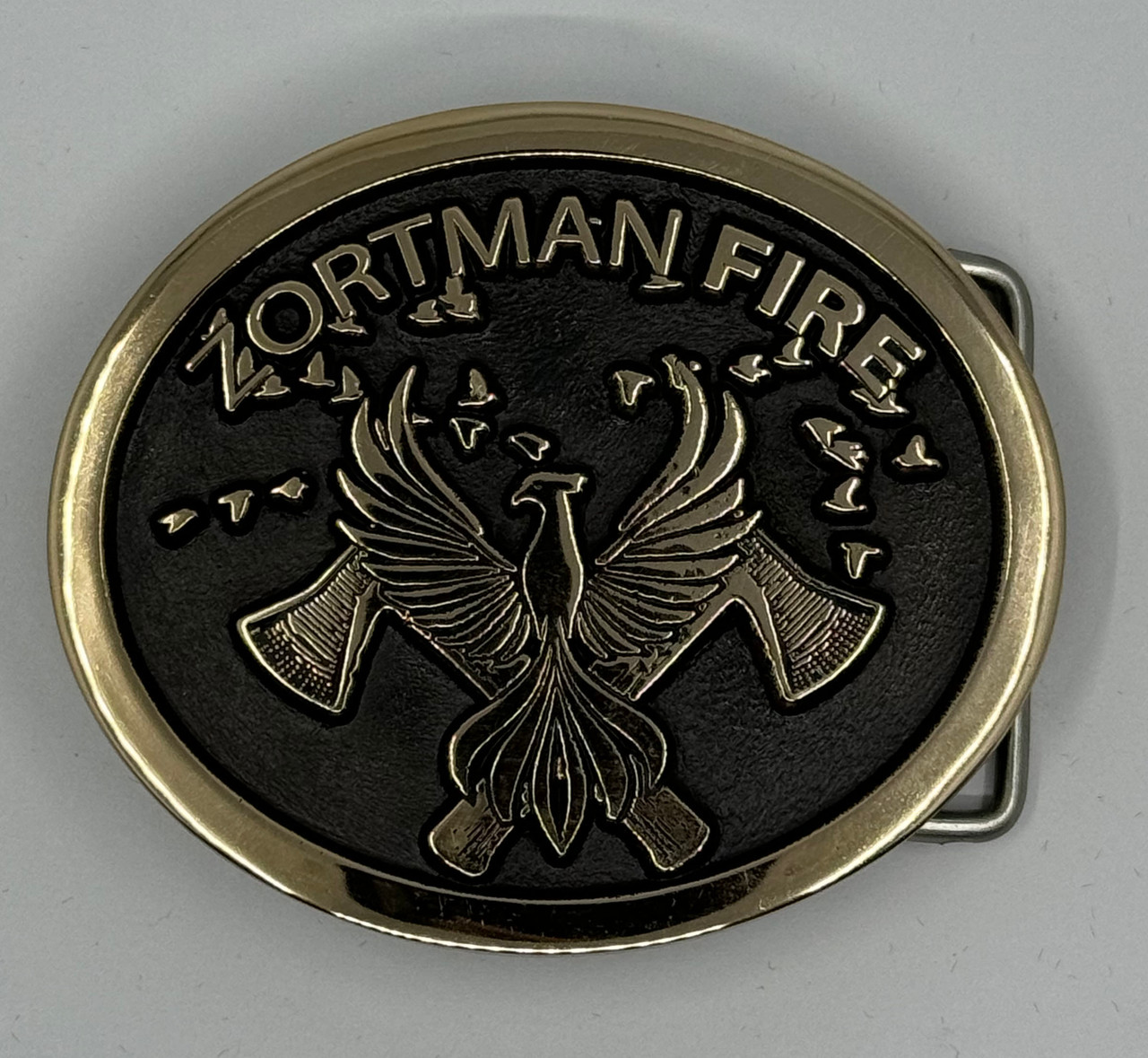 Zortman Fire Buckle (RESTRICTED)