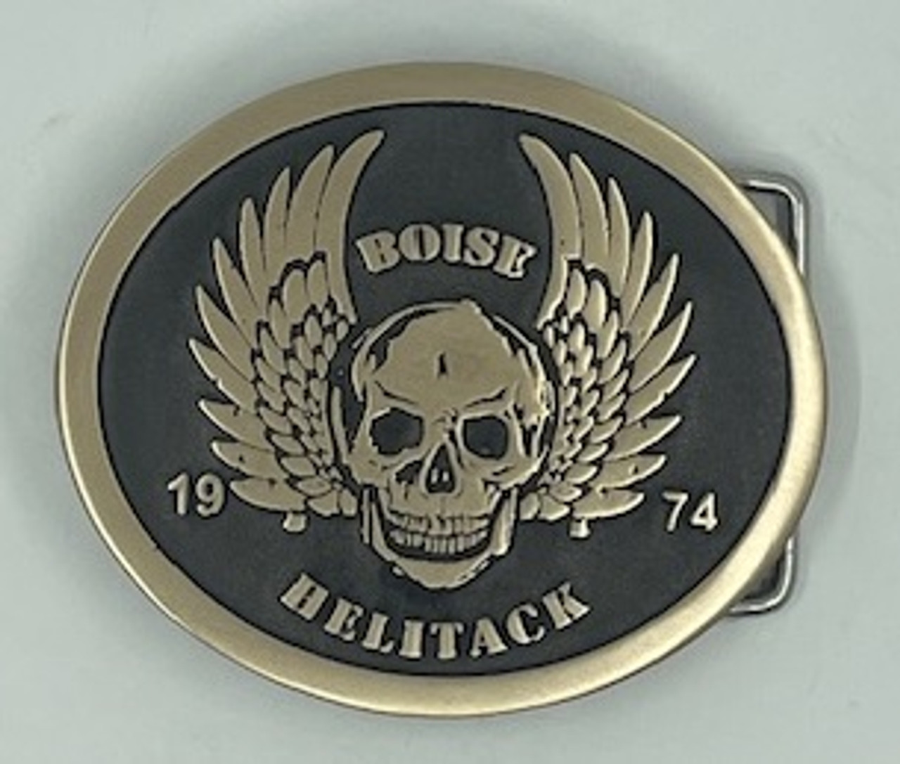 Boise Helitack 1974 Buckle (RESTRICTED)  Boise Helitack 1974 Buckle (RESTRICTED)