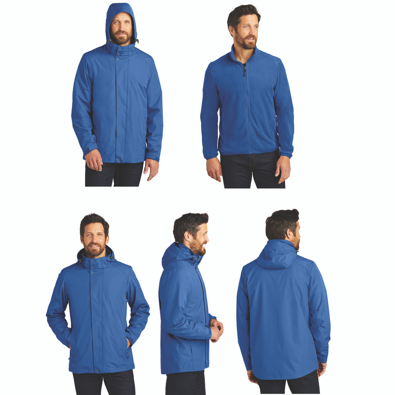 Port Authority® All-Weather 3-in-1 Jacket - Men's** (Restrictions