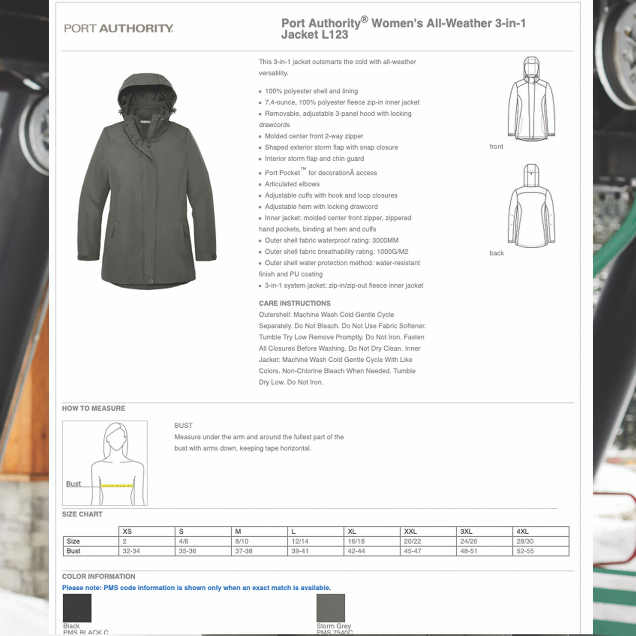 Port Authority® All-Weather 3-in-1 Jacket - Women's