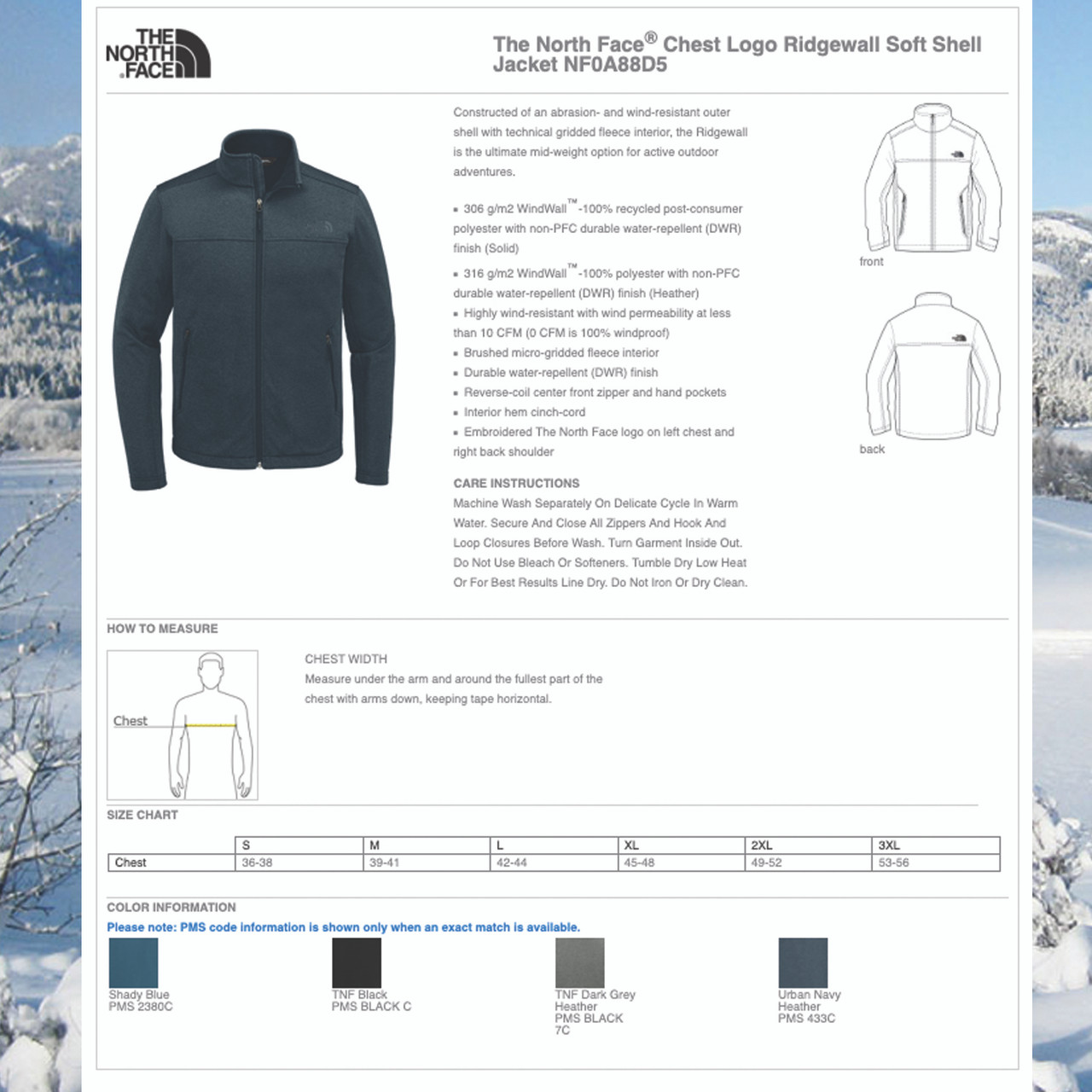 North Face® Ridgewall Soft Shell Jacket - Men's