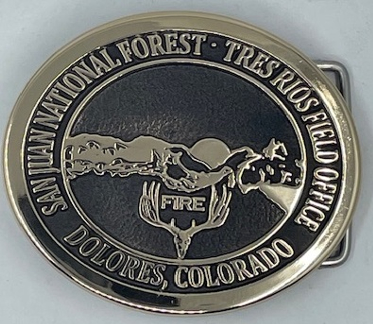 Dolores Colorado Fire Tres Rios Field Office Buckle (RESTRICTED)
