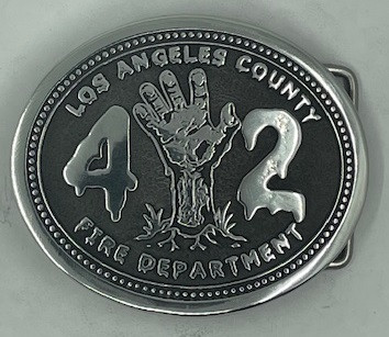 Los Angeles County Fire Department Station 42 Buckle (RESTRICTED)
