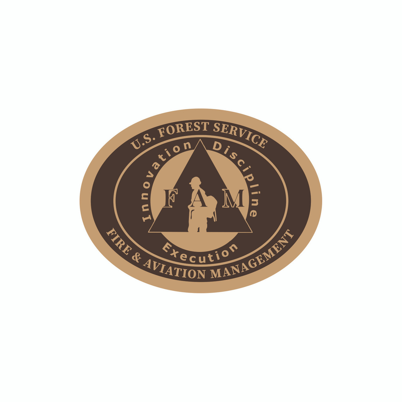 Forest Service Fire & Aviation Management FAM Buckle (RESTRICTED)