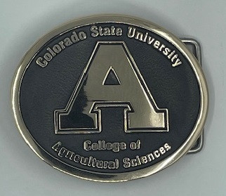 CSU College of Agricultural Sciences (oval) Buckle (RESTRICTED)