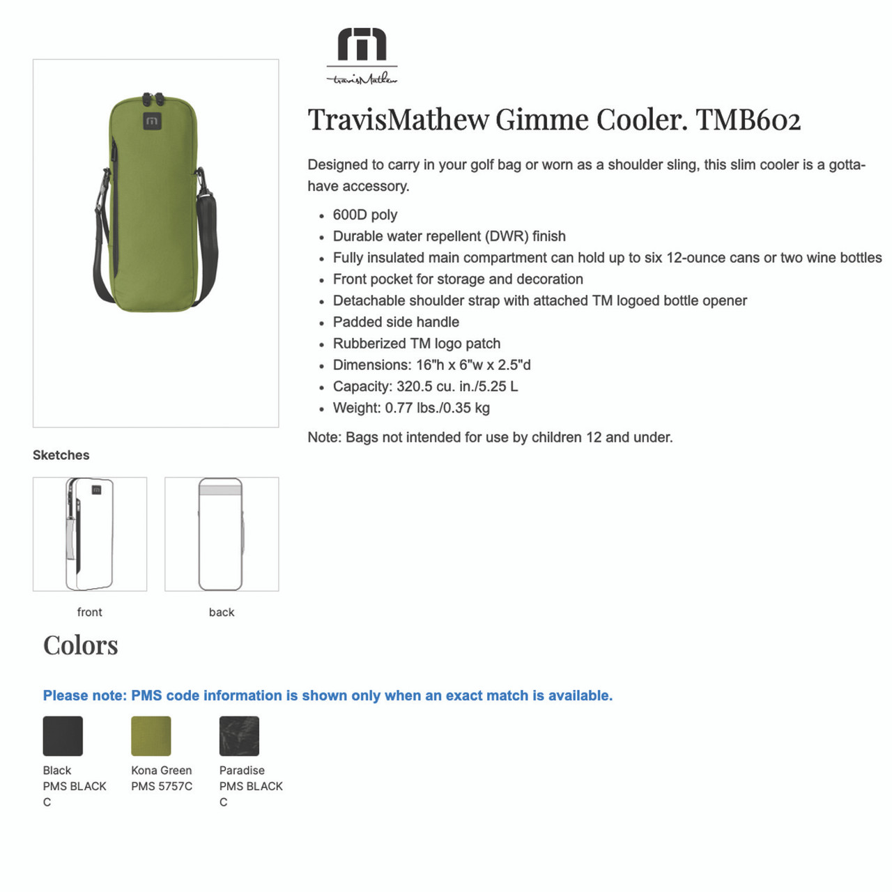 Travis Mathew Gimme Cooler