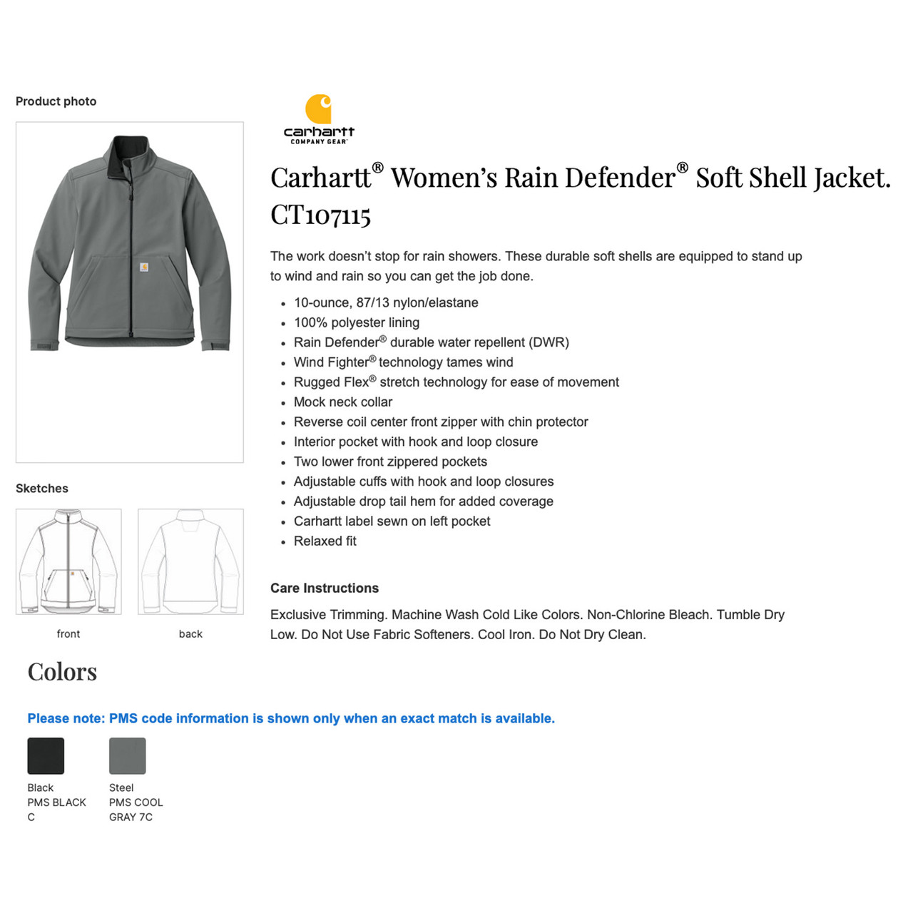 Carhartt® Rain Defender® Soft Shell Jacket - Women's** (Restrictions Apply - see description)
