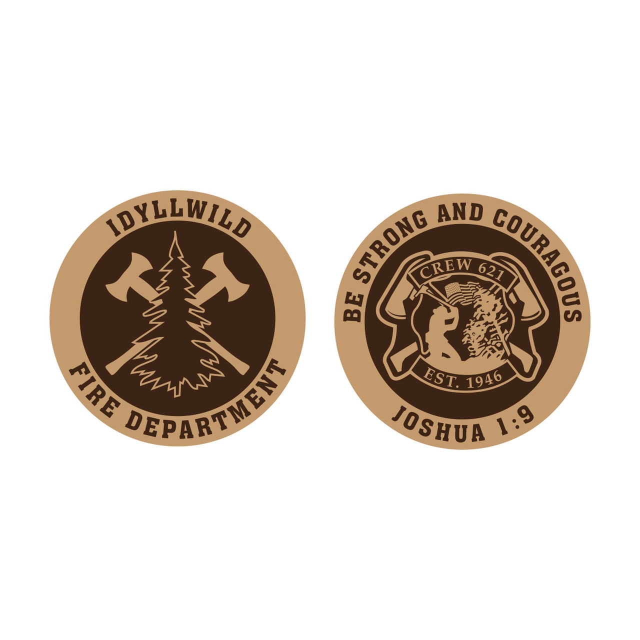 Idyllwild Fire District Coin (RESTRICTED) 