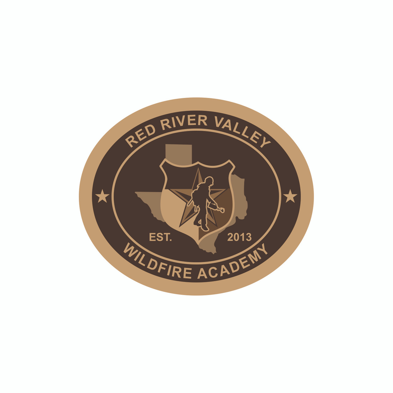 Red River Valley Wildfire Academy Est 2013 Buckle (RESTRICTED) 