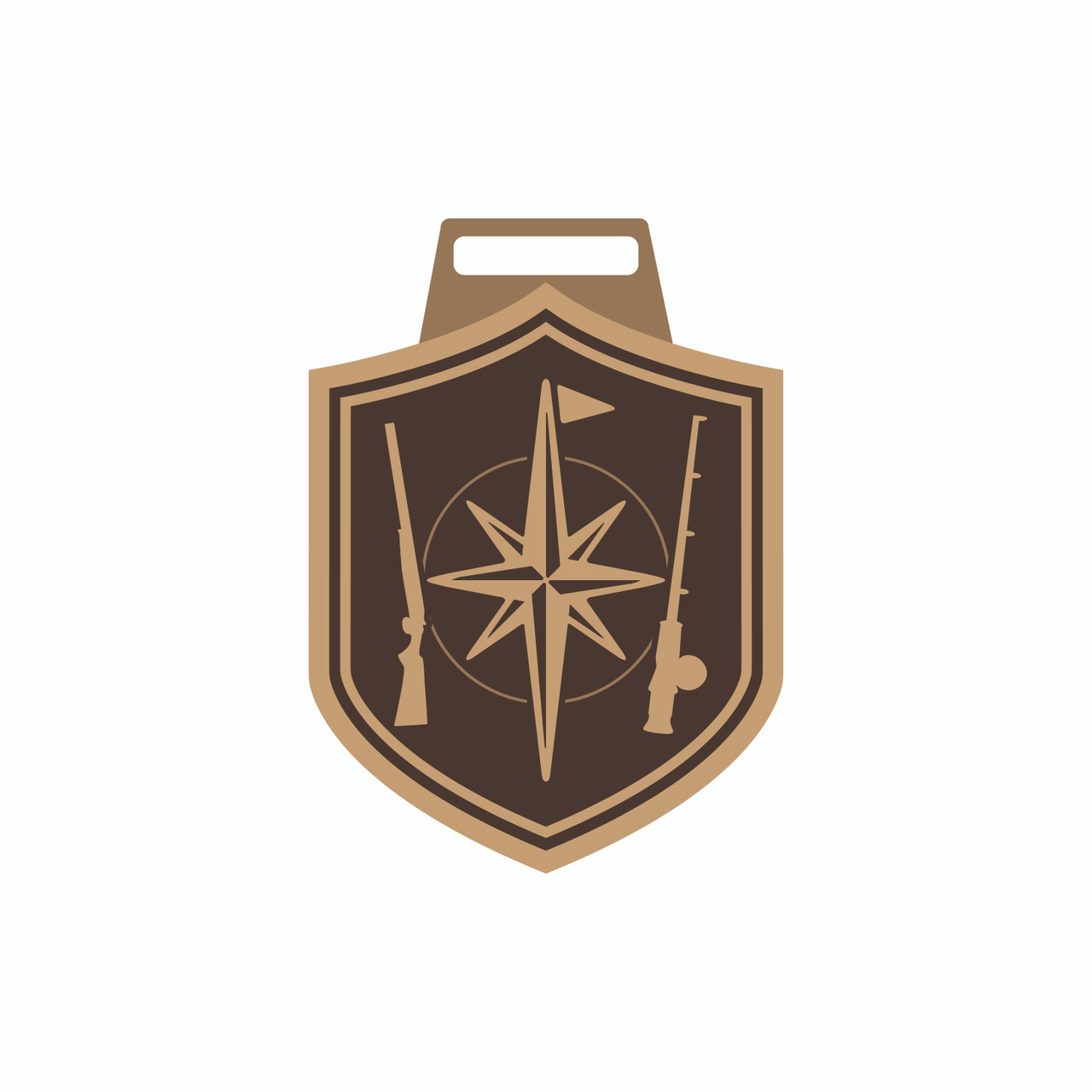 Rod & Gun Club Medallion (bronze only - antique finish)
