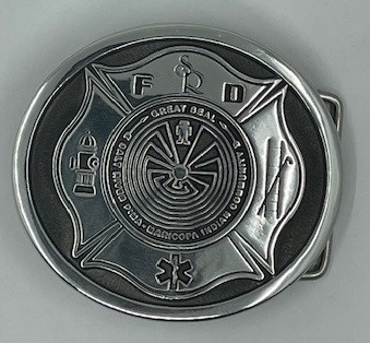 Salt River Pima Maricopa Indian Community Great Seal Buckle (RESTRICTED) 