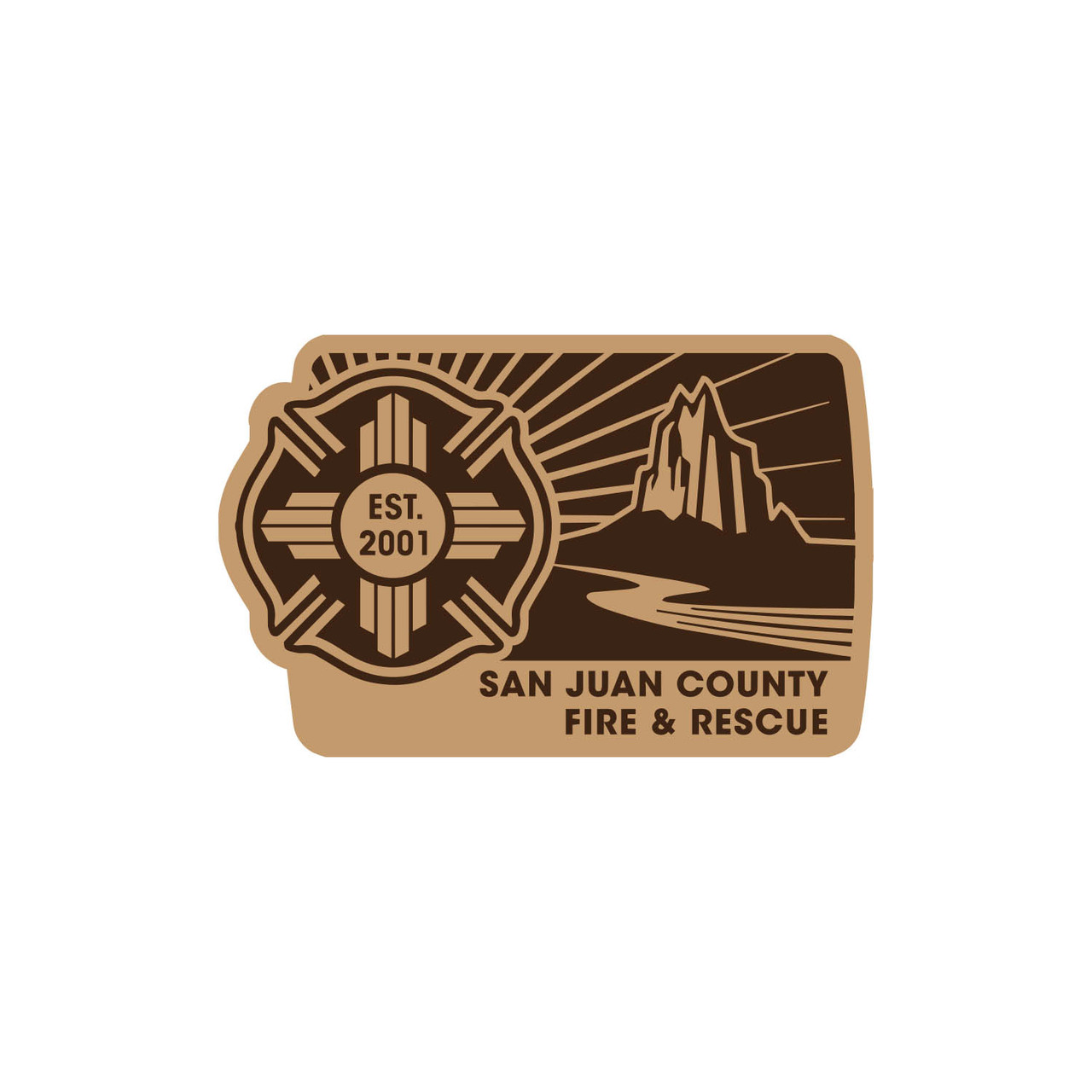San Juan County Fire &  Rescue Buckle (RESTRICTED) 
