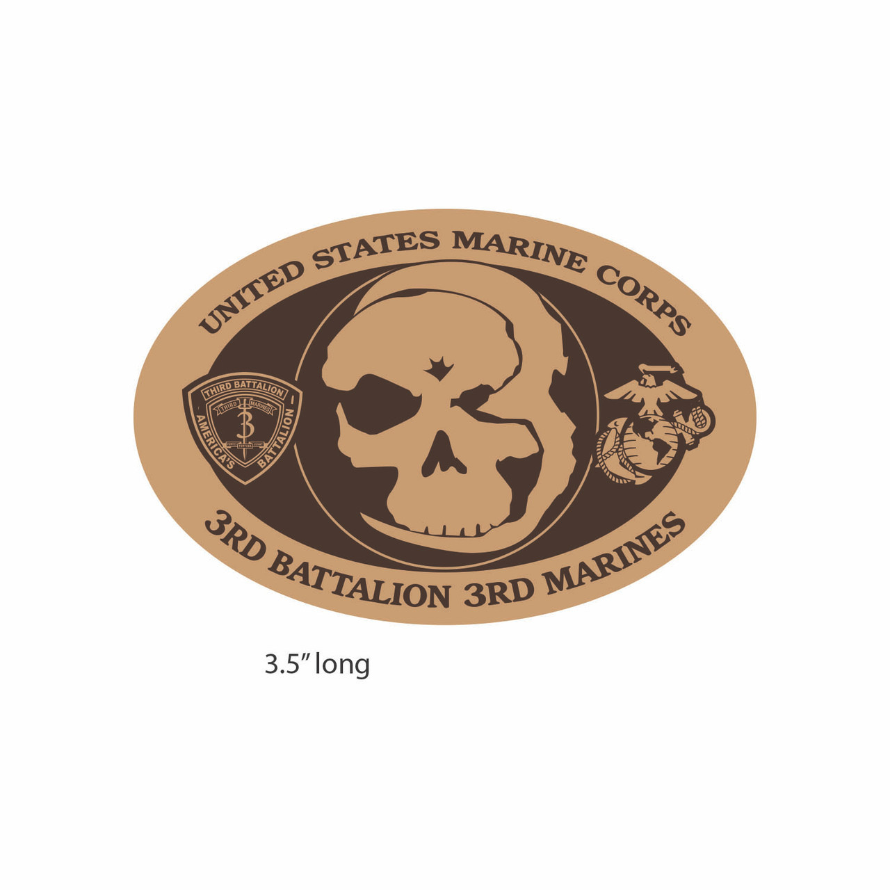 US Marine Corps Third Battalion  Buckle (RESTRICTED) 