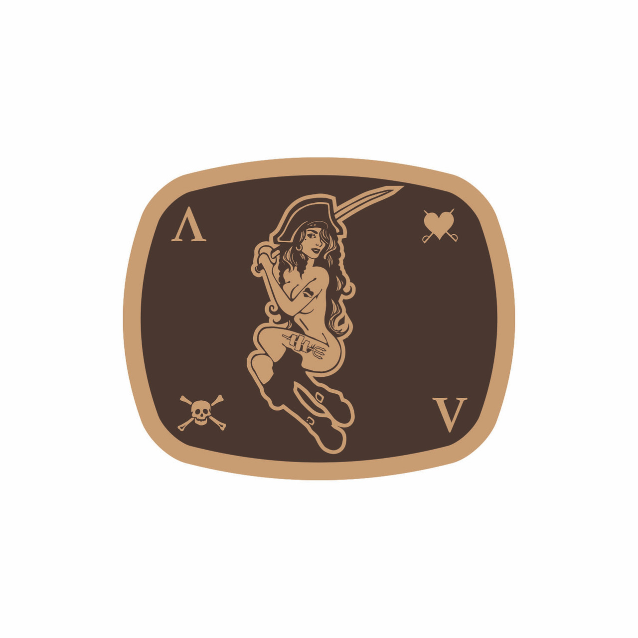 Seal Team 5 Foxtrot Pirate Buckle (RESTRICTED) 
